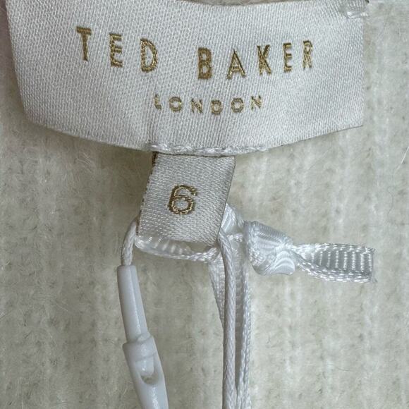 Ted Baker London Rosi Wool Blend Rhinestone Embellished Buttons Cardigan NWT  16 - Picture 10 of 14